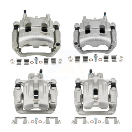 Front Rear Brake Caliper Left Right Side (Driver Passenger) Kit For Mazda CX-7 Ford Edge KBC-100014