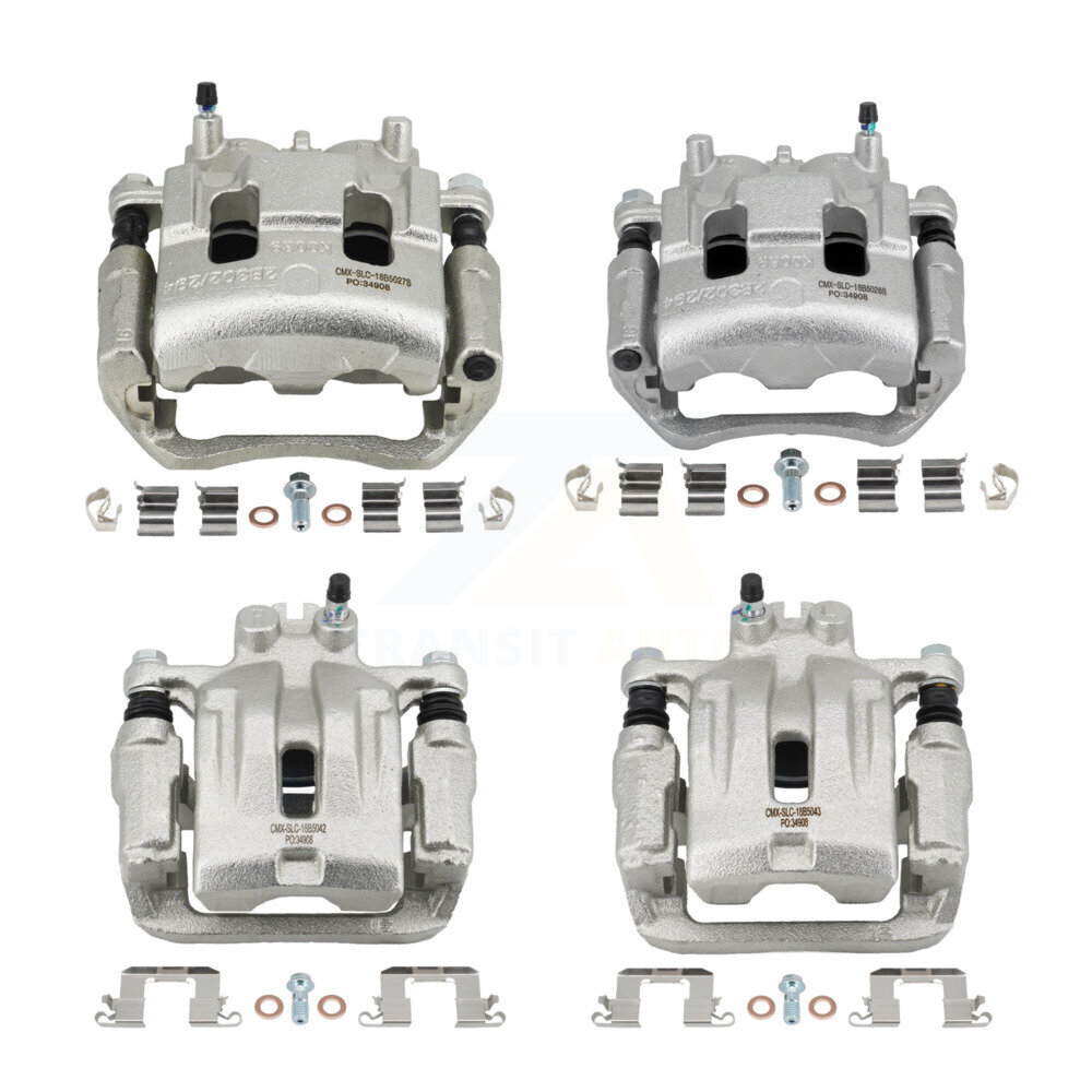 Front Rear Brake Caliper Left Right Side (Driver Passenger) Kit For Mazda CX-7 Ford Edge KBC-100014