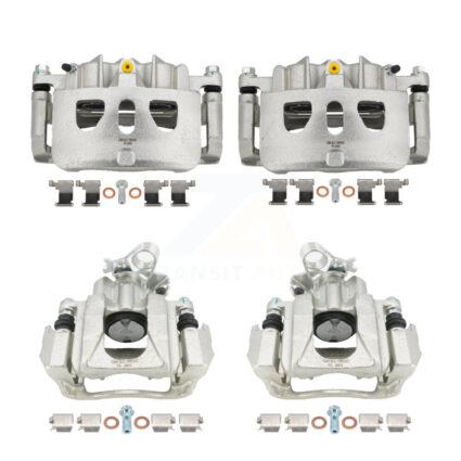 Front Rear Disc Brake Caliper Left Right Side (Driver Passenger) Kit For 2016 Lincoln MKS KBC-100024
