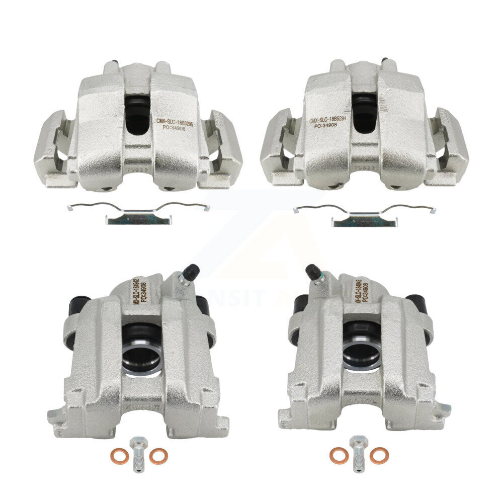 Front Rear Disc Brake Caliper Left Right Side Kit For 2011 Mercury Mariner GAS engine KBC-100025