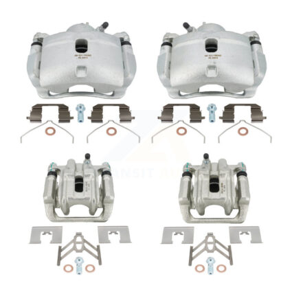 Front Rear Brake Caliper Left Right Driver Passenger Side Kit For 2003-2011 Honda Element KBC-100038