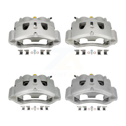 Front Rear Disc Brake Caliper Kit For 2011-2019 GMC Sierra 3500 HD Chevrolet Silverado KBC-100047