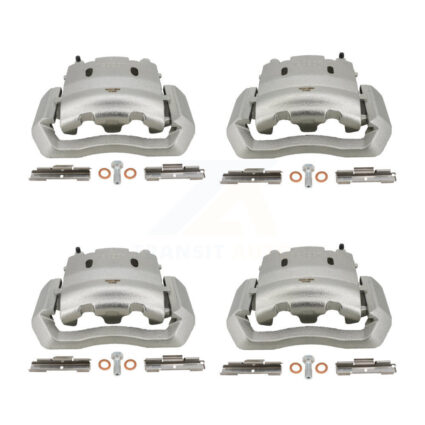 Front Rear Brake Caliper (Left Right) Kit For Ford E-550 Super Duty F-450 F-550 Econoline KBC-100048