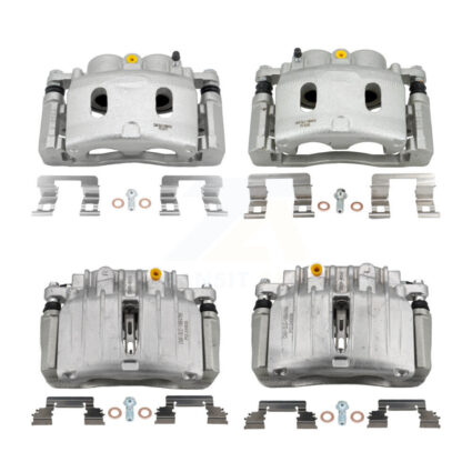 Front Rear Brake Caliper (Left Right) Kit For Chevrolet GMC Silverado 1500 Sierra Classic KBC-100056