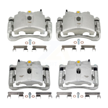 Front Rear Brake Caliper Kit For Chevrolet GMC Sierra 2500 HD Silverado 3500 Classic H2 KBC-100061