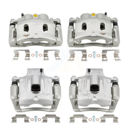 Front Rear Brake Caliper Left Right Kit For 2015-2019 Cadillac XTS With Heavy Duty Brakes KBC-100065