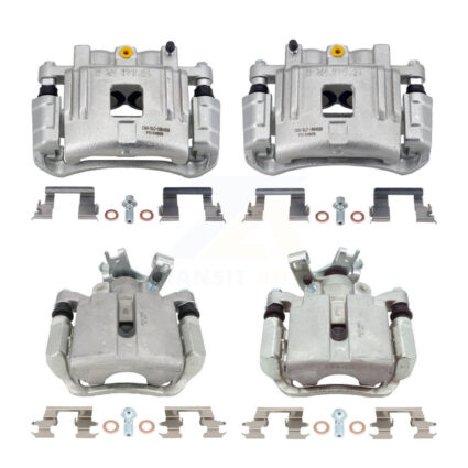 Front Rear Brake Caliper Left Right Side Kit For 2005 Pontiac G6 With Dual Piston KBC-100066