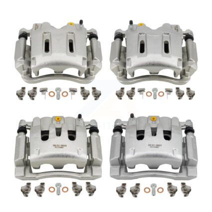 Front Rear Brake Caliper Left Right Side Kit For 2008-2012 Ford F-350 Super Duty F-250 KBC-100071