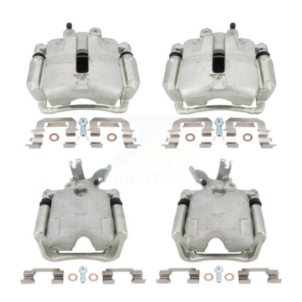 Front Rear Brake Caliper Kit For 2014-2015 Chevrolet Malibu 2.0L With 17″ Factory Wheels KBC-100085