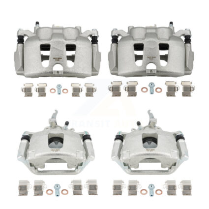 Front Rear Brake Caliper Left Right Driver Passenger Side Kit For 2014-2020 Dodge Journey KBC-100093