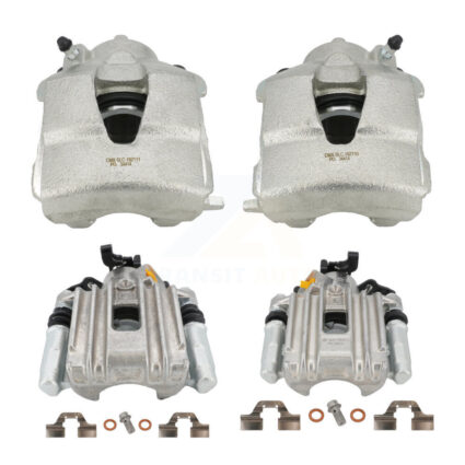 Front Rear Brake Caliper Left Right (Driver Passenger) Kit For Volkswagen Jetta Golf City KBC-100097