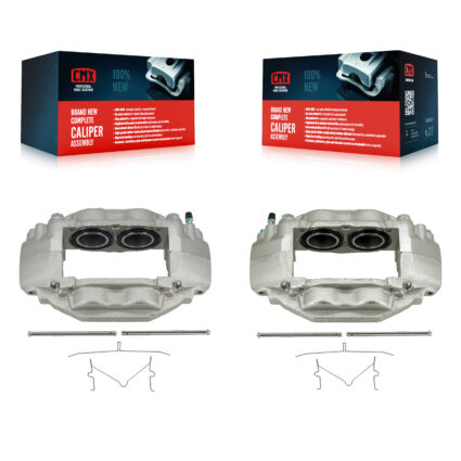 Front Disc Brake Caliper Left Right Side (Driver Passenger) Kit For Toyota Tundra Sequoia KBC-100142