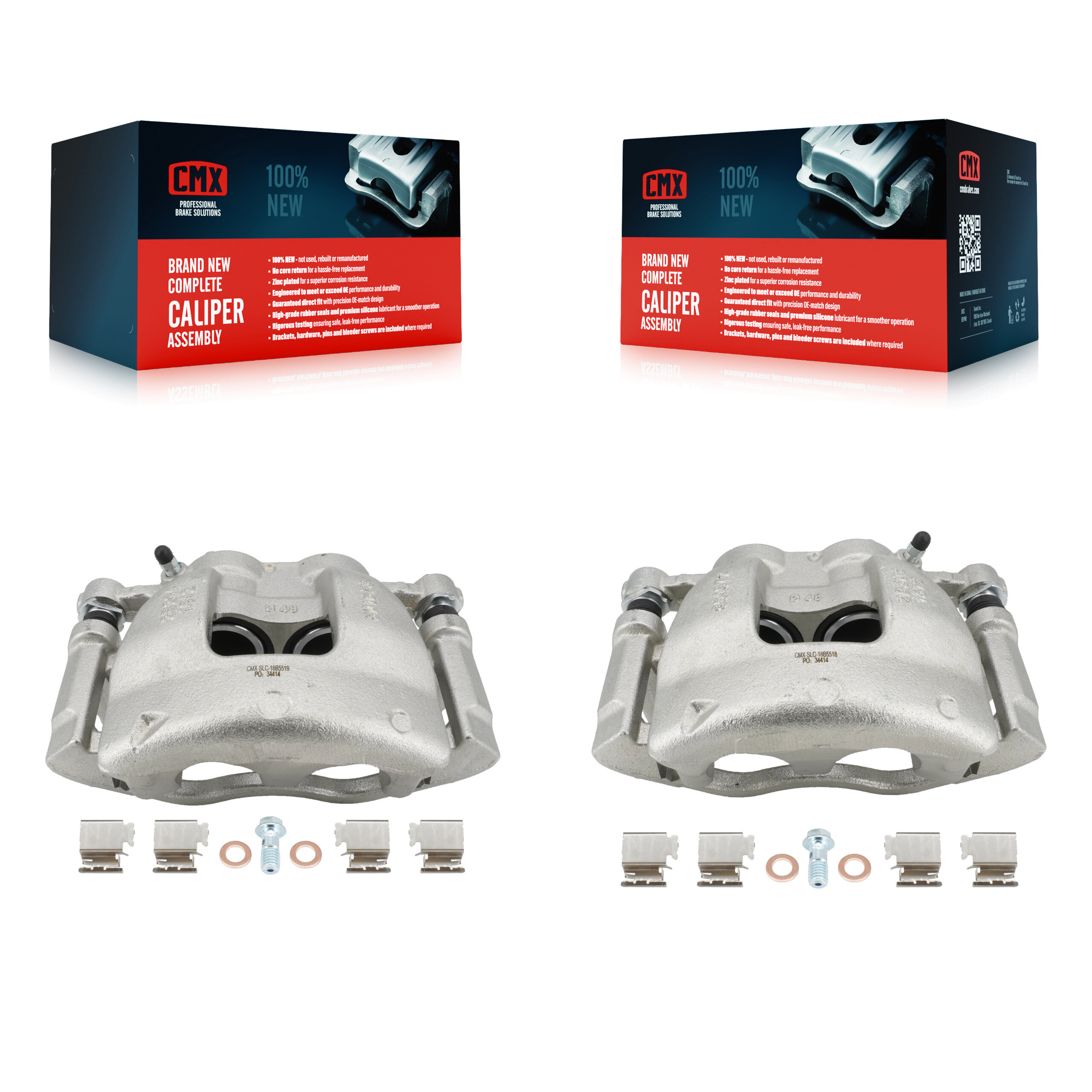 Front Disc Brake Caliper Kit For 2015-2019 Ford Transit-250 Transit-150 Transit-350 HD KBC-100150