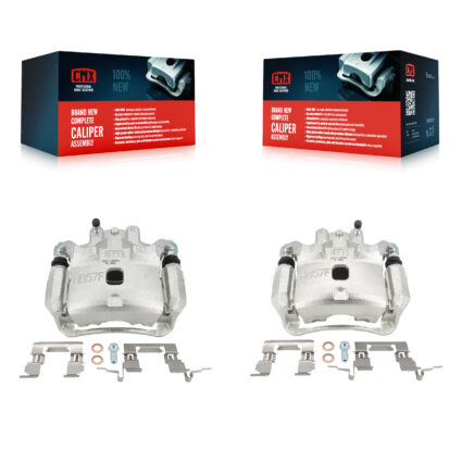 Front Disc Brake Caliper Left Right Side (Driver Passenger) Kit For Nissan Versa Cube KBC-100184