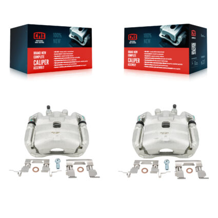 Front Disc Brake Caliper Left Right Side (Driver Passenger) Kit For Nissan Sentra Juke KBC-100197