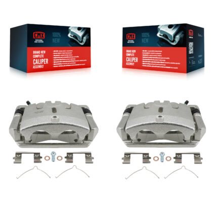 Front Disc Brake Caliper Left Right Side (Driver Passenger) Kit For 2009-2015 Honda Pilot KBC-100203