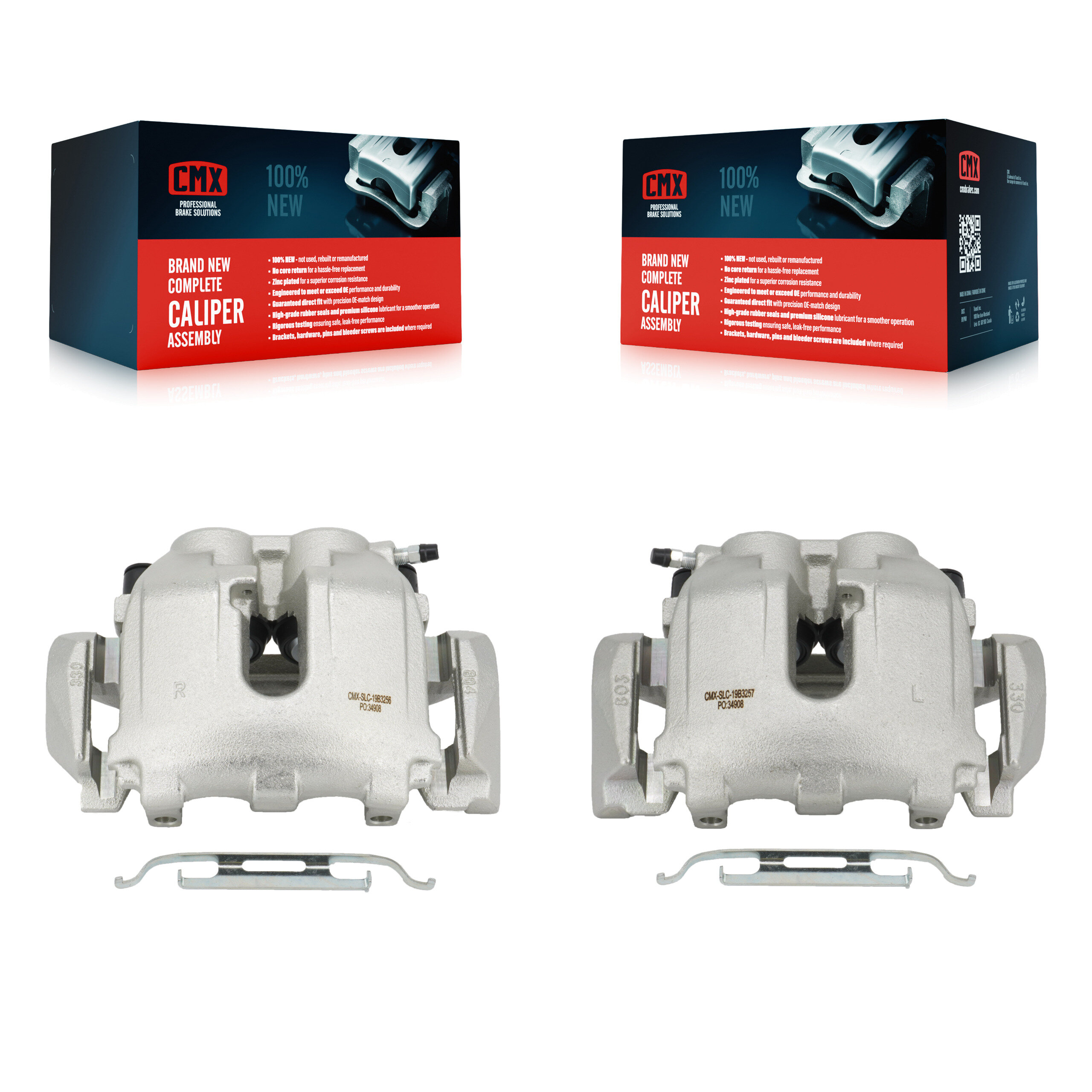 Front Disc Brake Caliper Kit For Mercedes-Benz ML350 E350 R350 ML320 ML500 R320 E500 R500 KBC-100221