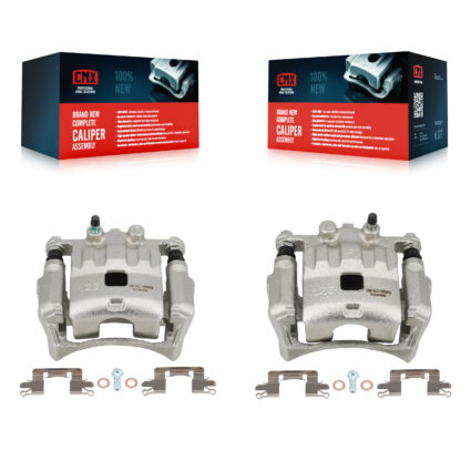 Front Disc Brake Caliper Left Right Side (Driver Passenger) Kit For 2011-2014 Mazda 2 KBC-100251