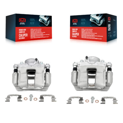 Front Brake Caliper Left Right Side (Driver Passenger) Kit For Hyundai Sonata Kia Optima KBC-100256