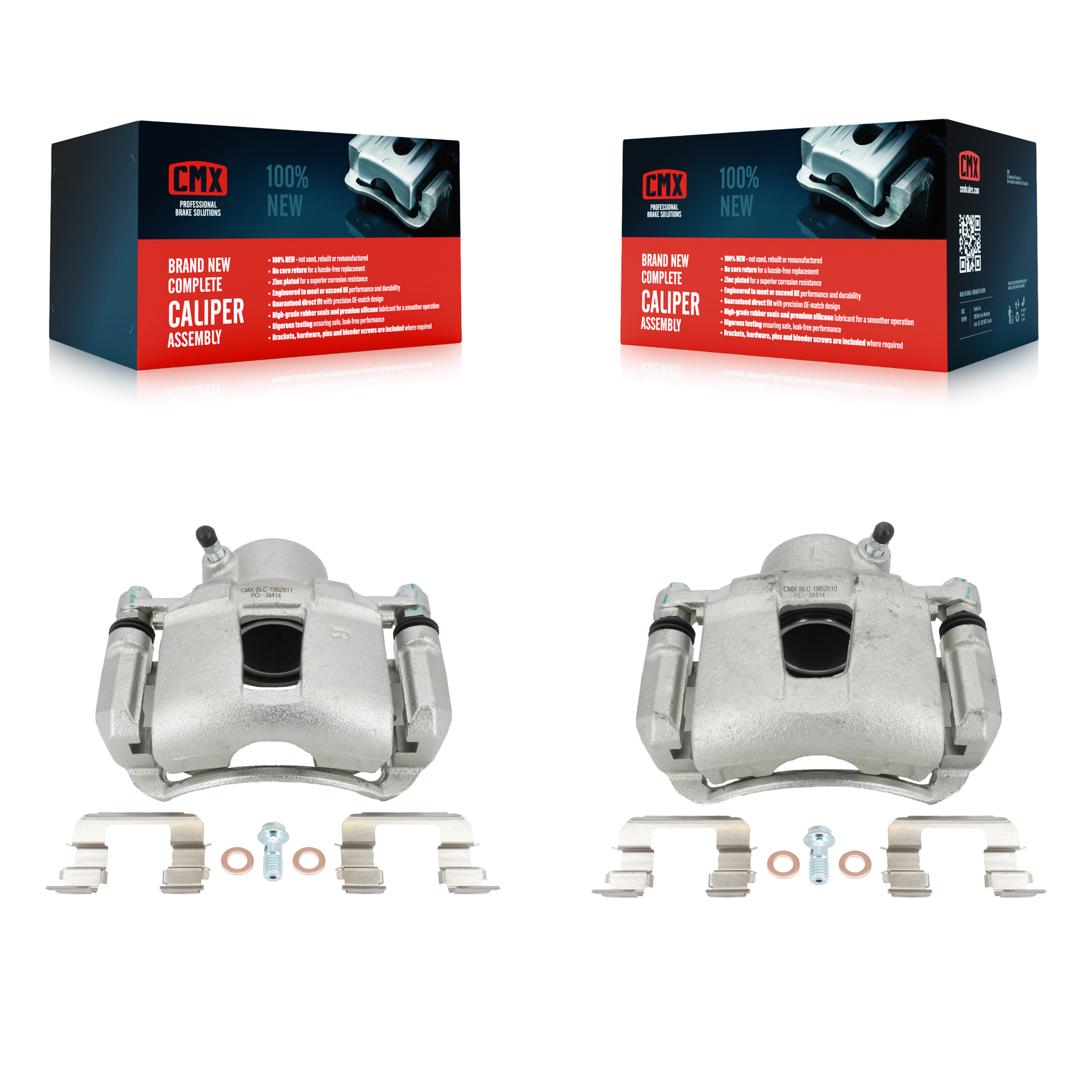 Front Brake Caliper Kit For Chevrolet Aveo Pontiac Aveo5 Wave Spark G3 Optra Suzuki EV KBC-100259