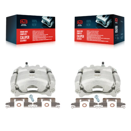 Front Disc Brake Caliper Left Right Side (Driver Passenger) Kit For Nissan Altima LEAF KBC-100261