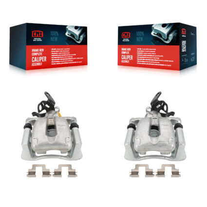 Rear Disc Brake Caliper Left Right Side Kit For 2008-2009 Audi TT With Mounting Bracket KBC-100334