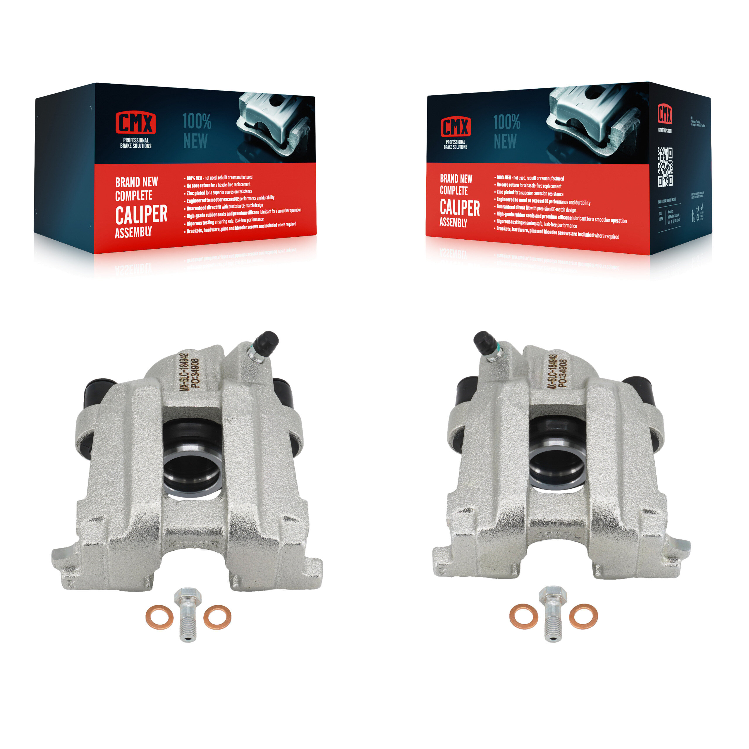 Rear Disc Brake Caliper Left Right Side Kit For Ford Escape Mazda Tribute Mercury Mariner KBC-100426