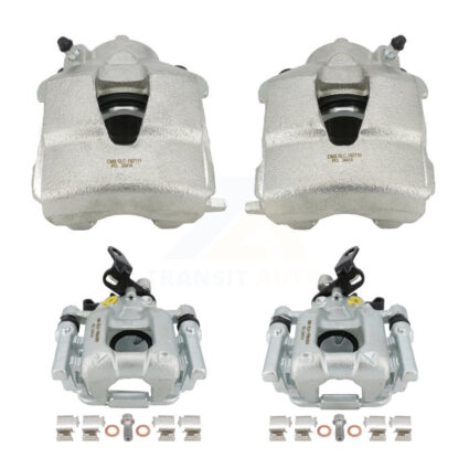 Front Rear Disc Brake Caliper Left Right Side (Driver Passenger) Kit For Volkswagen Jetta KBC-100458