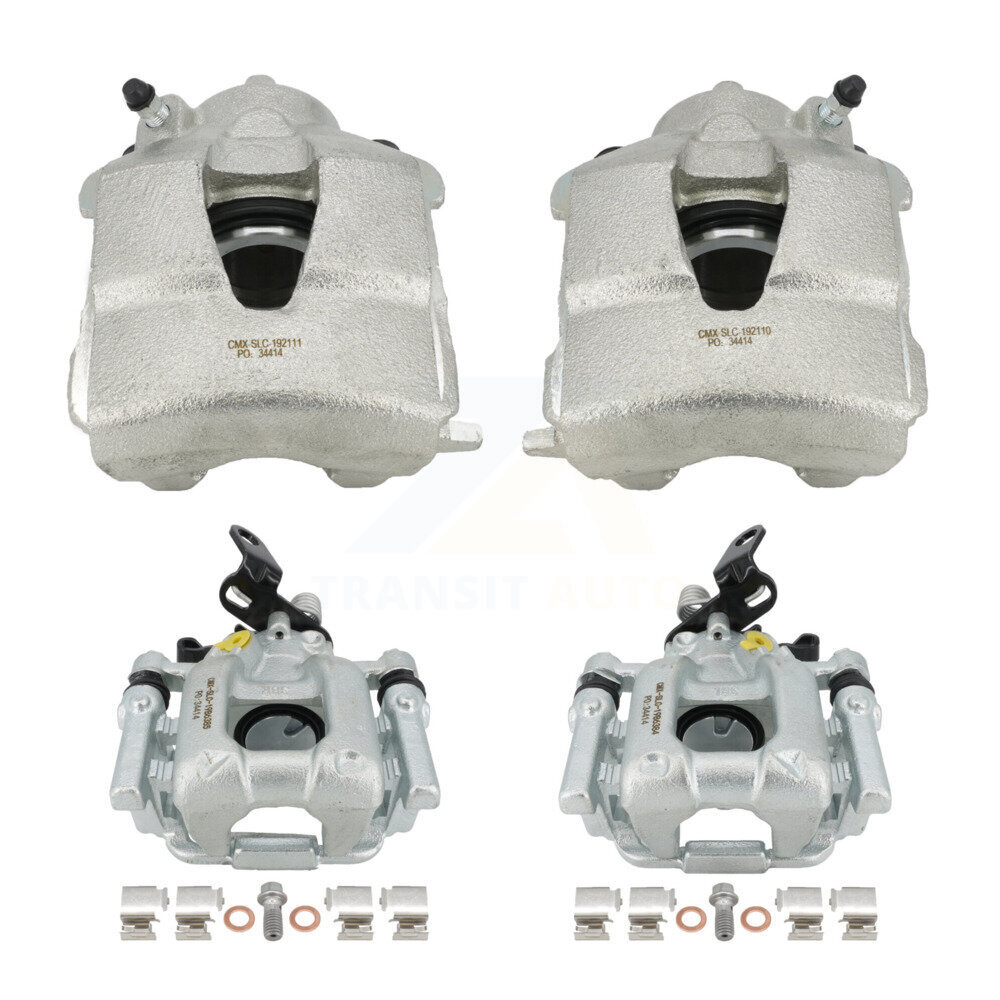 Front Rear Disc Brake Caliper Left Right Side (Driver Passenger) Kit For Volkswagen Jetta KBC-100458