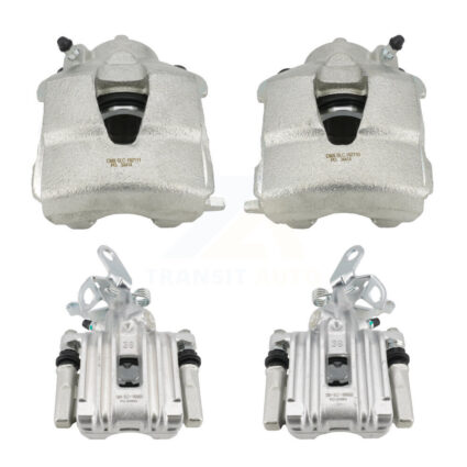 Front Rear Brake Caliper Left Right Kit For 2015 Volkswagen Jetta S with 2.0L GAS engine KBC-100463