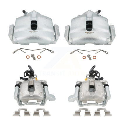 Front Rear Brake Caliper Left Right (Driver Passenger) Kit For Volkswagen Jetta Audi A3 KBC-100465