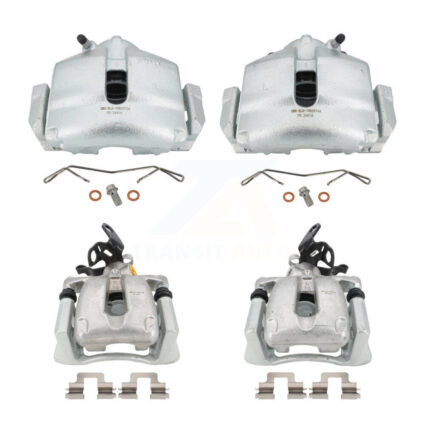 Front Rear Brake Caliper Left Right Side Kit For 2008-2009 Audi TT With Mounting Bracket KBC-100466