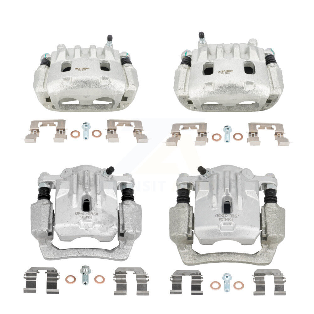 Front Rear Brake Caliper Left Right Side (Driver Passenger) Kit For Subaru Outback Legacy KBC-100473