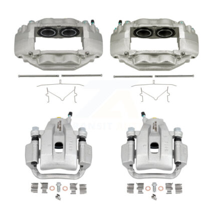 Front Rear Brake Caliper Left Right Side (Driver Passenger) Kit For Toyota Tundra Sequoia KBC-100477
