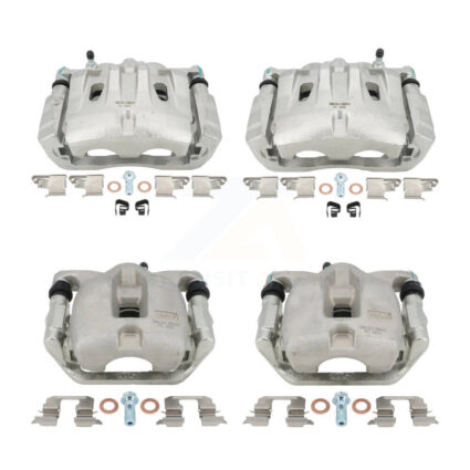 Front Rear Brake Caliper Left Right Side (Driver Passenger) Kit For Toyota Highlander KBC-100482