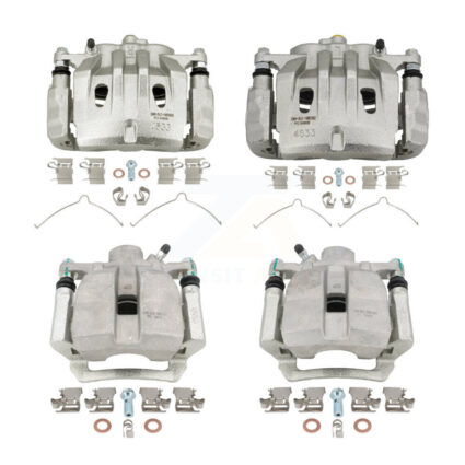 Front Rear Brake Caliper Left Right Side (Driver Passenger) Kit For Lexus RX350 RX450h KBC-100485