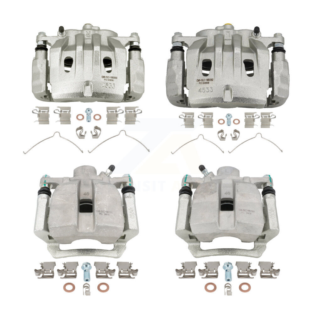 Front Rear Brake Caliper Left Right Side (Driver Passenger) Kit For Lexus RX350 RX450h KBC-100485