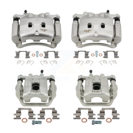 Front Rear Disc Brake Caliper Left Right Side (Driver Passenger) Kit For Nissan Rogue KBC-100489