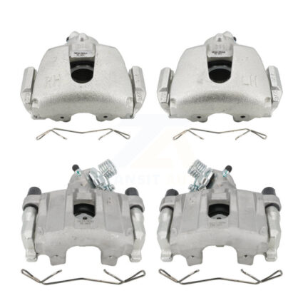 Front Rear Disc Brake Caliper Left Right Side (Driver Passenger) Kit For Mazda 3 Sport KBC-100492