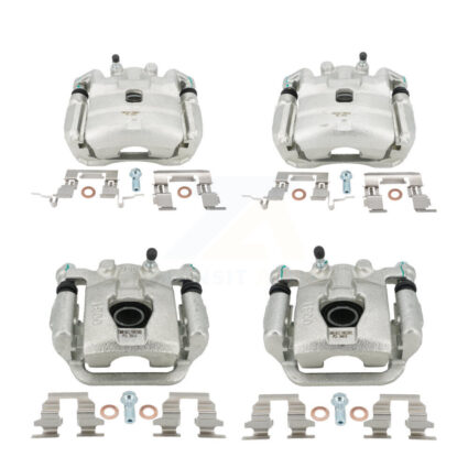 Front Rear Brake Caliper Left Right Side (Driver Passenger) Kit For Nissan Sentra Juke KBC-100497