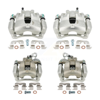 Front Rear Disc Brake Caliper Assembly Left Right Side (Driver Passenger) Kit For Kia Rio KBC-100528
