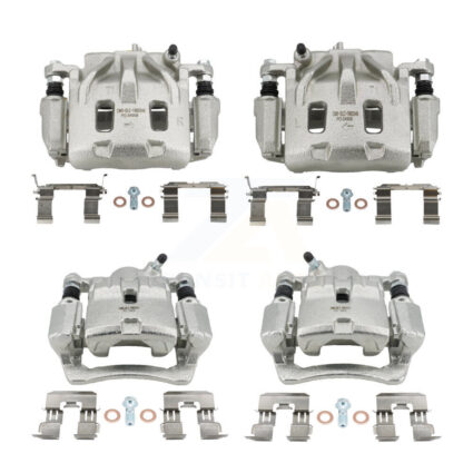 Front Rear Disc Brake Caliper Left Right Side (Driver Passenger) Kit For Subaru WRX KBC-100533