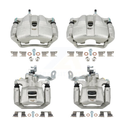 Front Rear Brake Caliper Left Right Side (Driver Passenger) Kit For 2014-2015 Mazda 6 KBC-100534