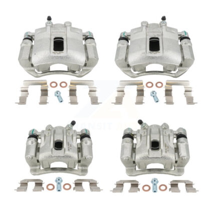 Front Rear Brake Caliper Left Right Side Kit For 2006-2007 Hyundai Accent Kia Rio5 Rio KBC-100537