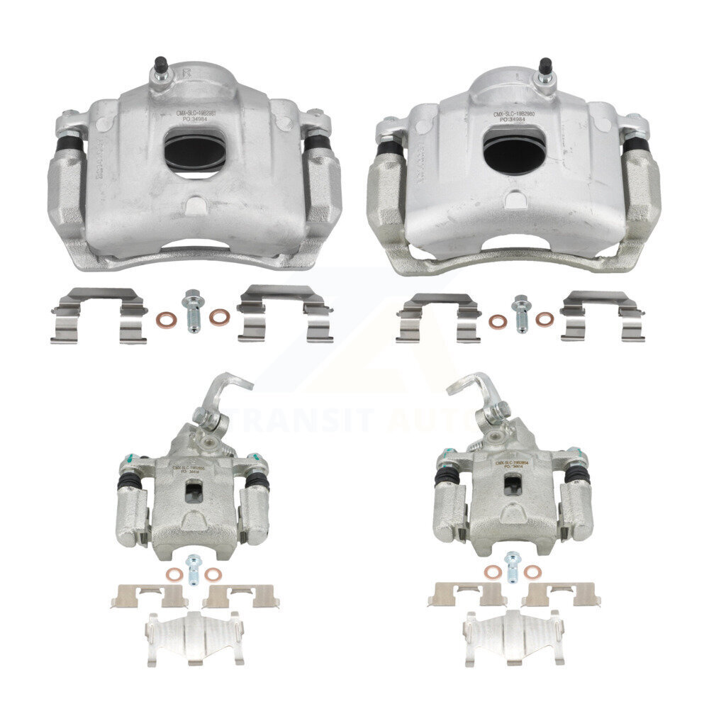 Front Rear Brake Caliper Left Right Side (Driver Passenger) Kit For Kia Spectra Spectra5 KBC-100542