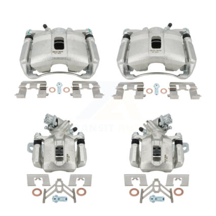 Front Rear Brake Caliper Left Right Side (Driver Passenger) Kit For 2006-2011 Acura CSX KBC-100544