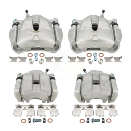 Front Rear Disc Brake Caliper Left Right Side (Driver Passenger) Kit For Toyota RAV4 LE KBC-100550