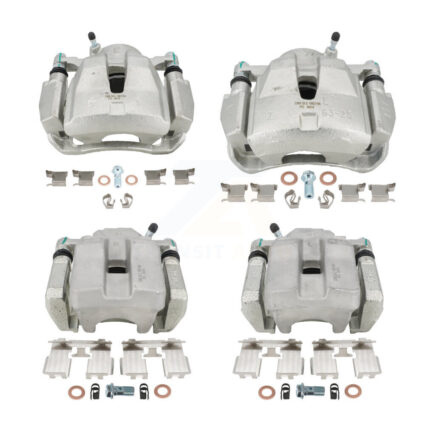 Front Rear Brake Caliper Left Right (Driver Passenger) Kit For 2014-2015 Toyota RAV4 LE KBC-100551