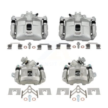 Front Rear Brake Caliper Left Right (Driver Passenger) Kit For 2002-2006 Acura RSX Type-S KBC-100560