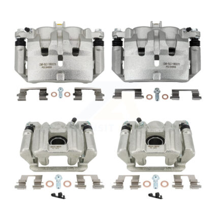 Front Rear Disc Brake Caliper Left Right Side (Driver Passenger) Kit For Acura MDX ZDX KBC-100564